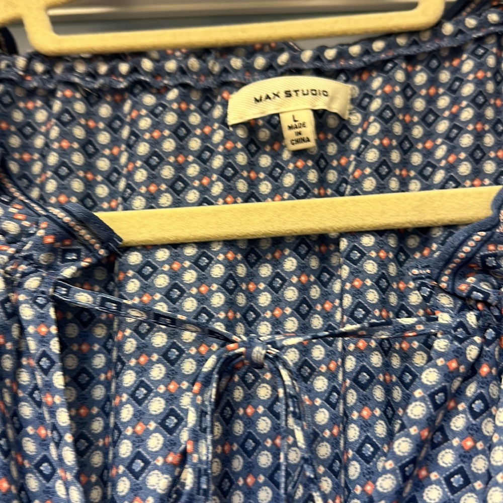 NWOT Max Studio Geo Pattern Maxi - Picture 3 of 7